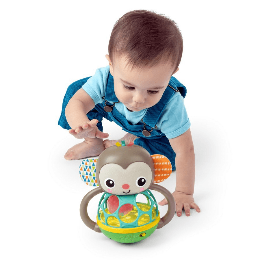 Bright Starts Grab & Giggle Monkey Multi-Sensory Toy