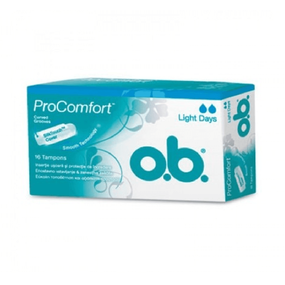 O.b Procomfort Light Days Tampons 16Pcs