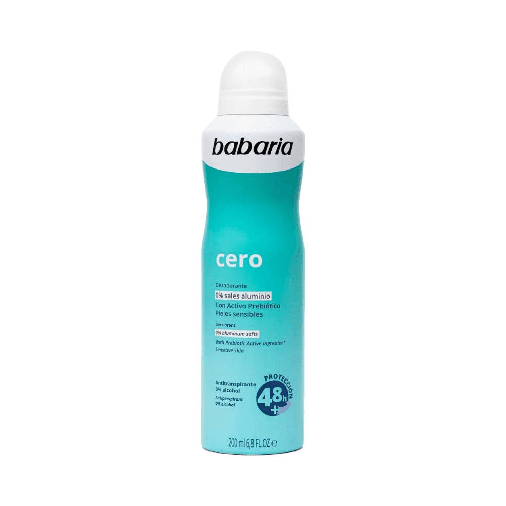 Babaria Aluminium Free Cero Deodorant Roll on For Sensitive Skin 200ml