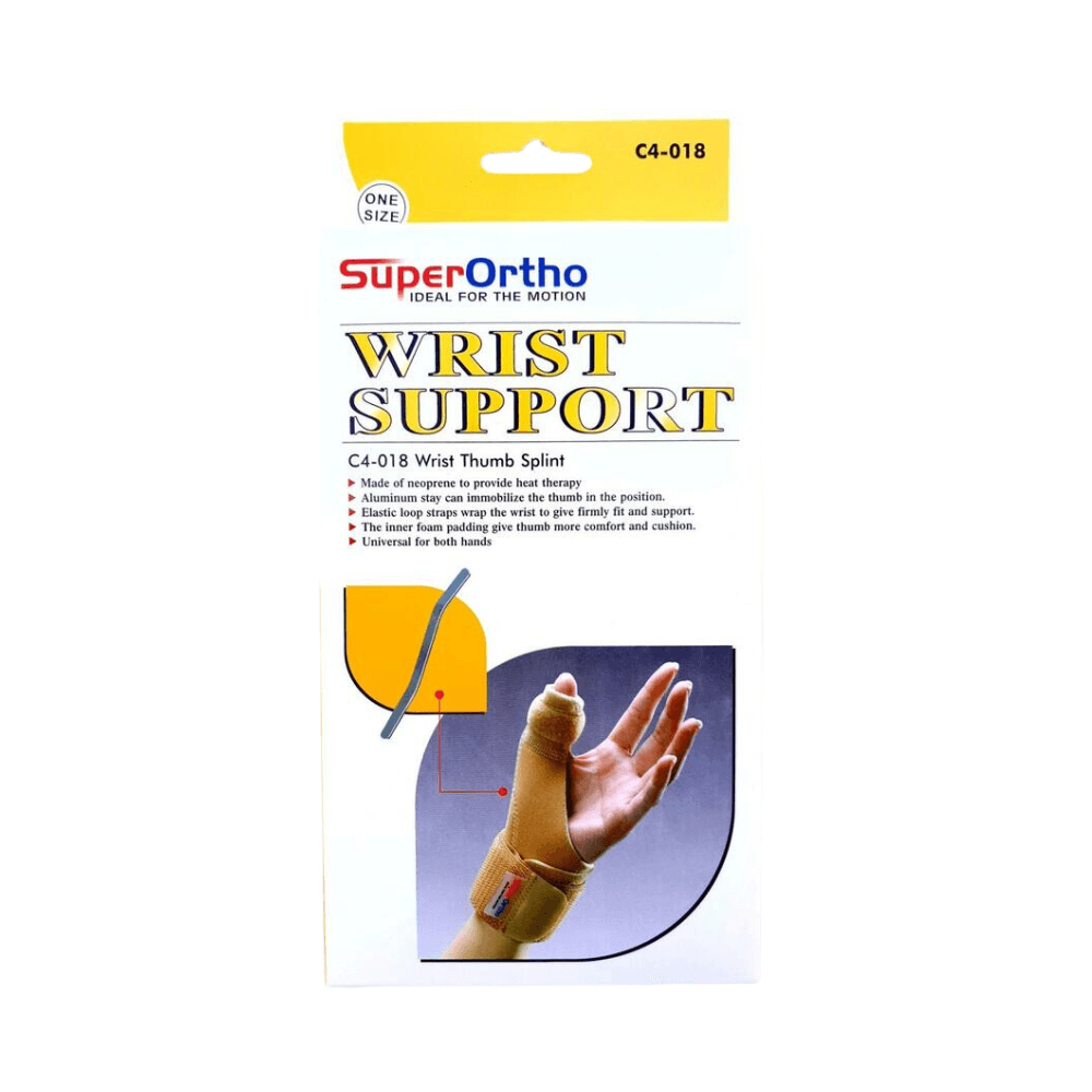 SuperOrtho C4-018 Wrist Thumb Splint One Size