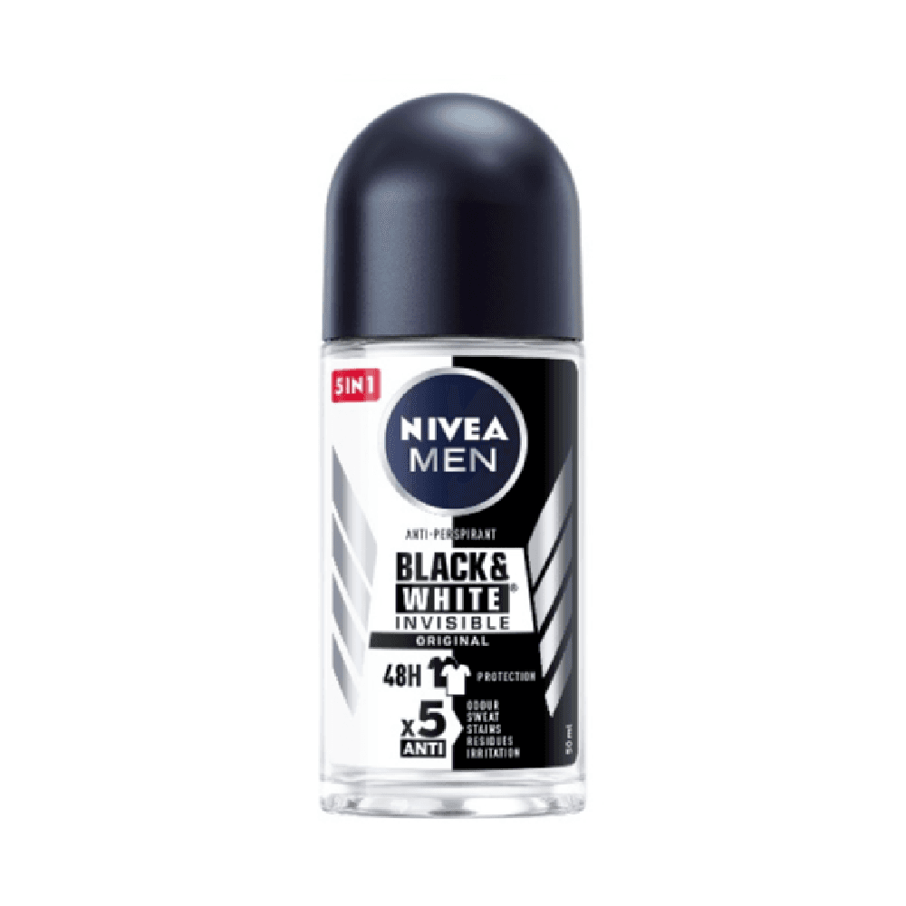 Nivea Men Black & White 5 In 1 Invisible Fresh Deodorant 
