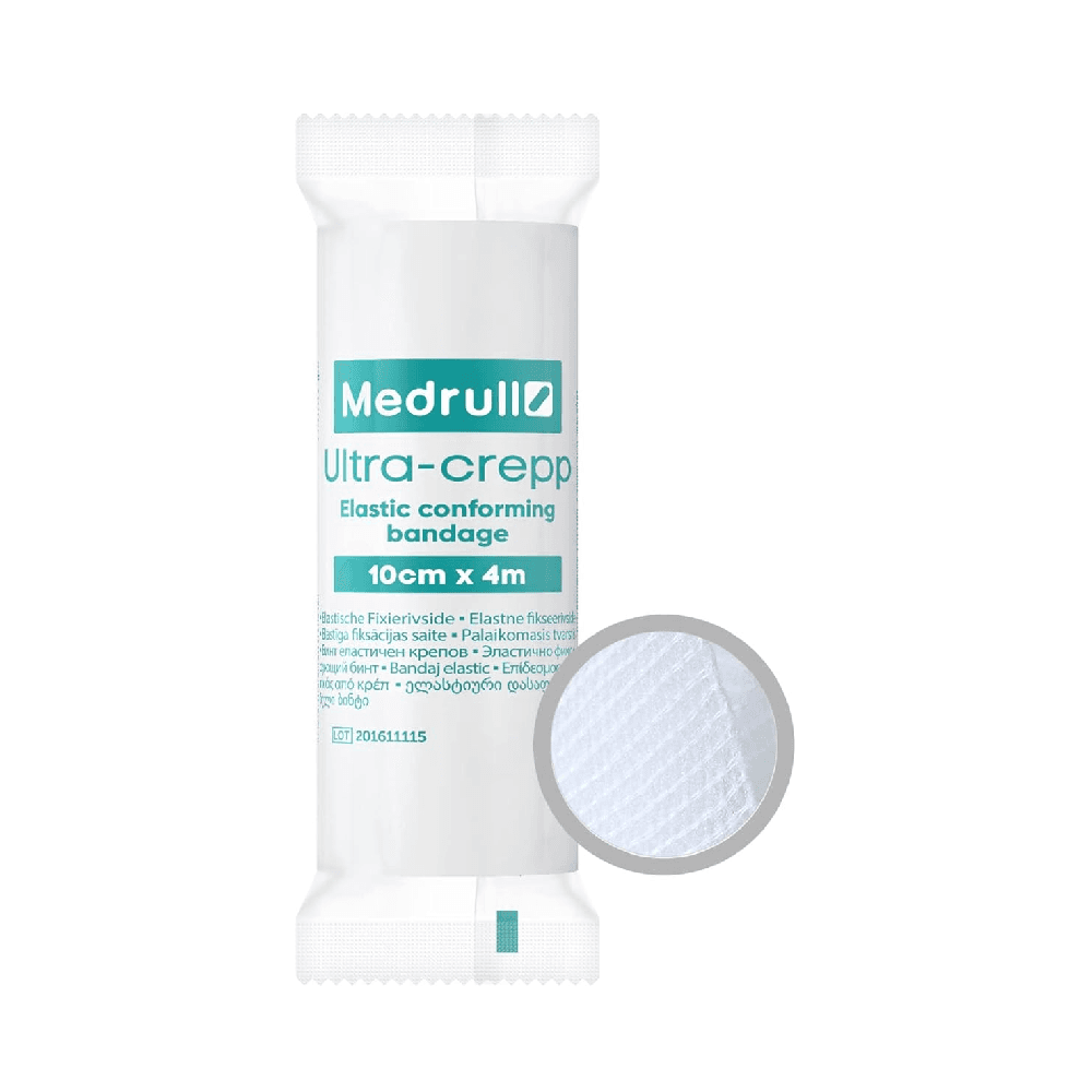 Medrull Elastic Ultra Crepp Conforming Bandage 10cm x 4m