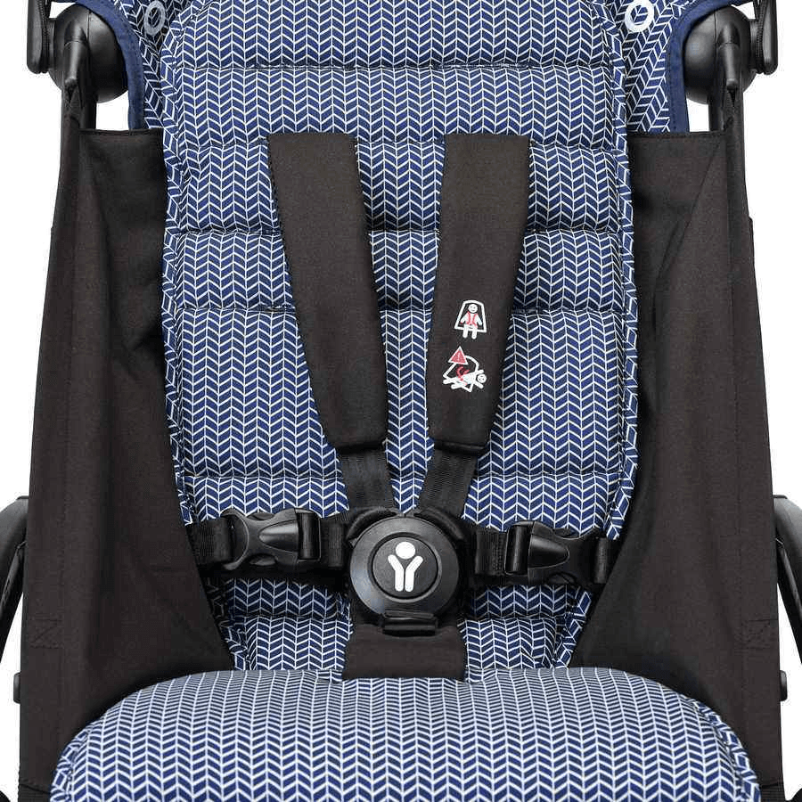 Stokke Yoyo3 6+ Stroller - Black Frame With Color Pack 6+ (Air France Blue)