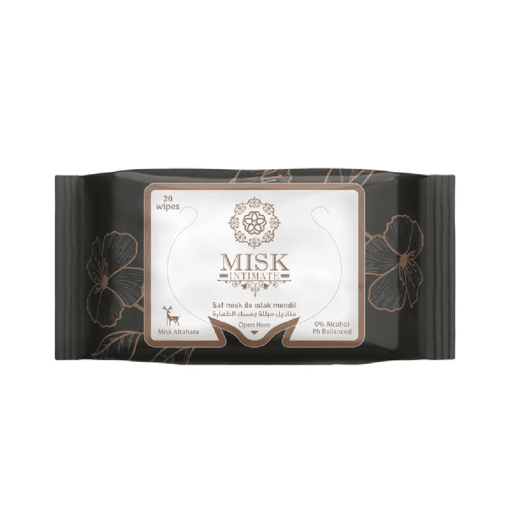 Misk Intimate Wipes 20Pcs 