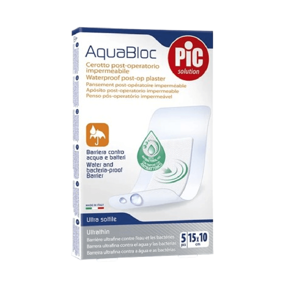 Pic AquaBloc Waterproof Plaster ultra thin mix plasters Ref 02024004 40 pcs