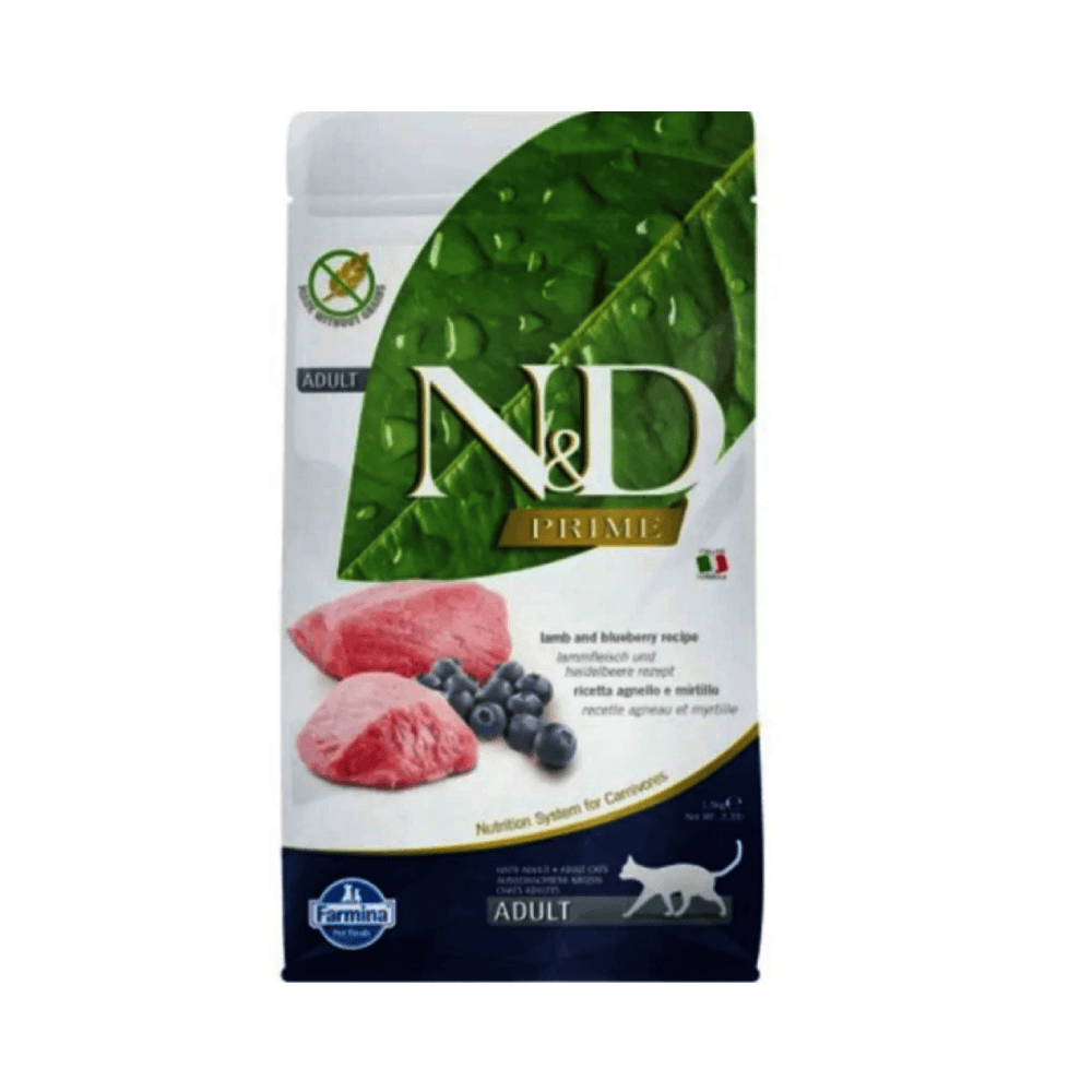 Farmina Lamb & Blueberry Adult Cat Dry Food 1.5kg