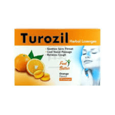 Turozil Orange Flavour Lozenges 24'S