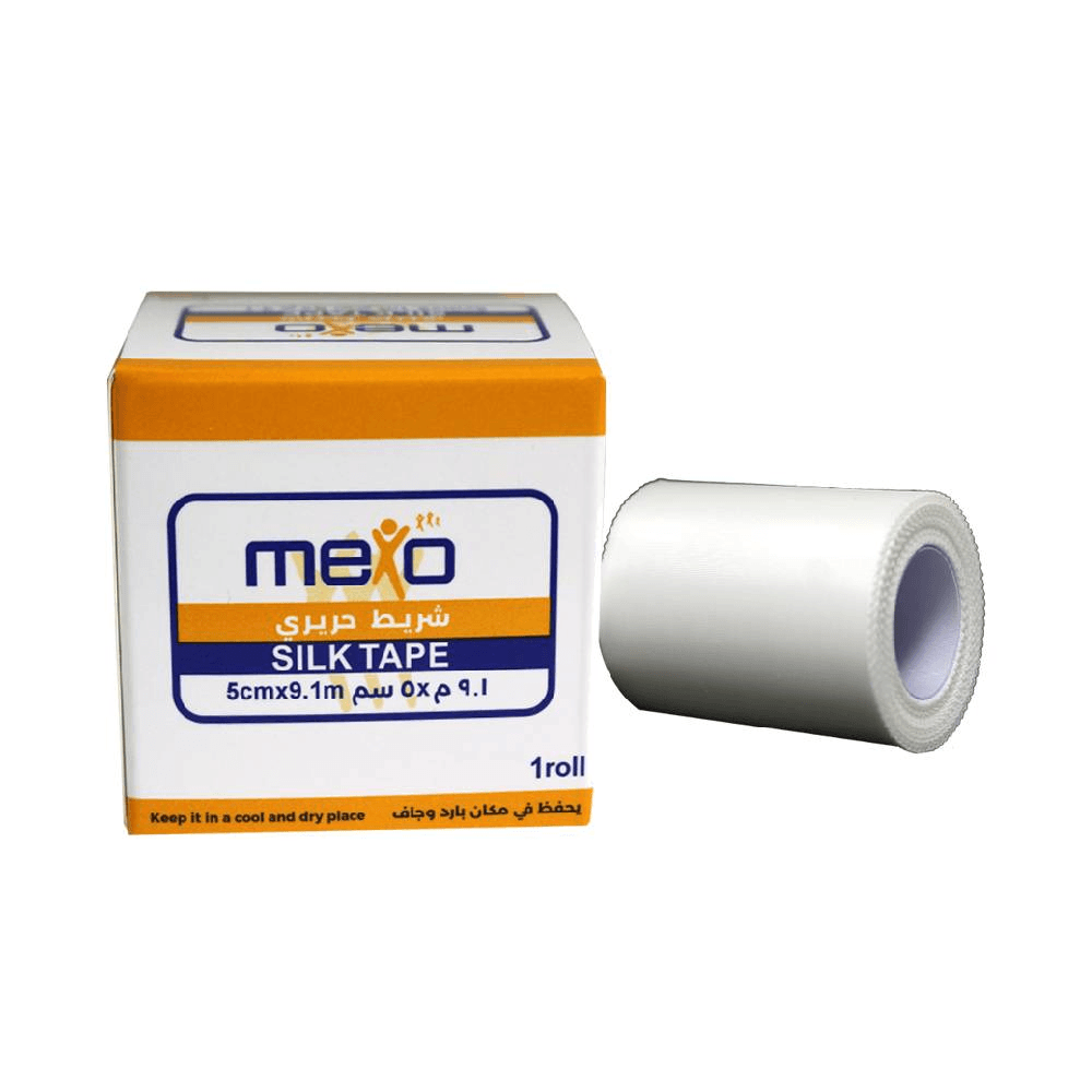 Mexo Silk Tape 5cm x 9.1m - 1 Roll