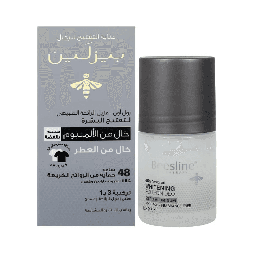 Beesline Silver Power Zero Aluminum Fragrance Free Whitening Roll-On Deodorant