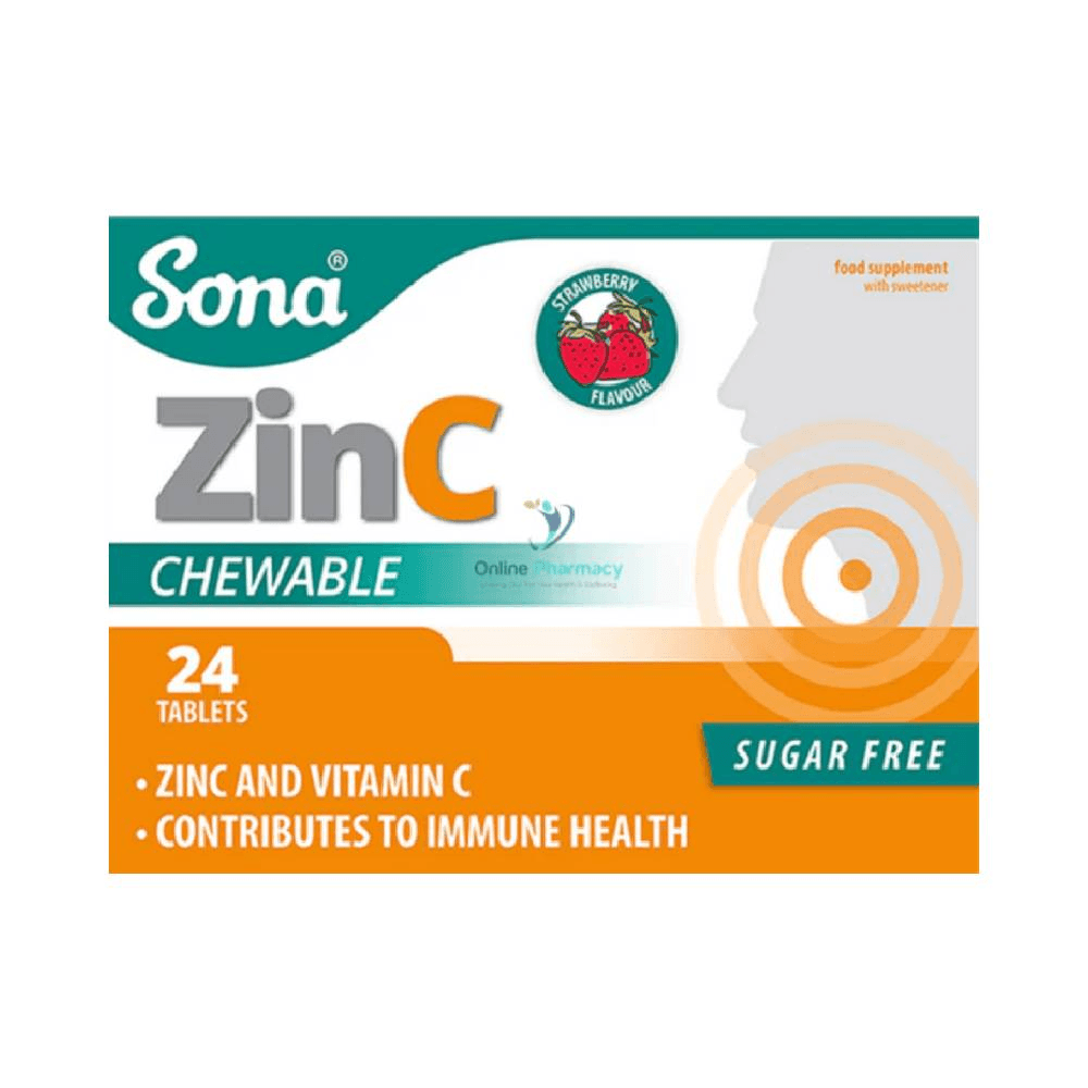 Sona Zinc Chewable Tab 24S