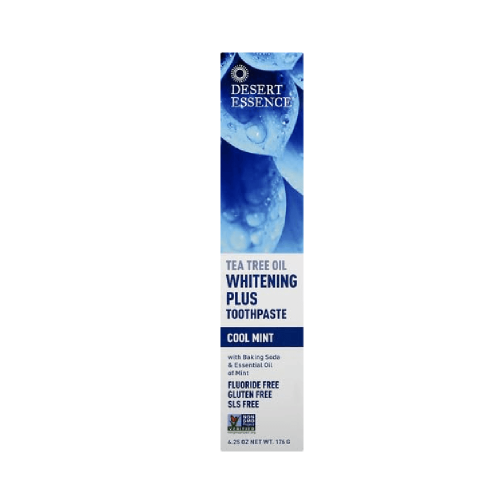 Desert Essence Cool Mint with Tea Tree Oil Whitening Plus Toothpaste 28.35g