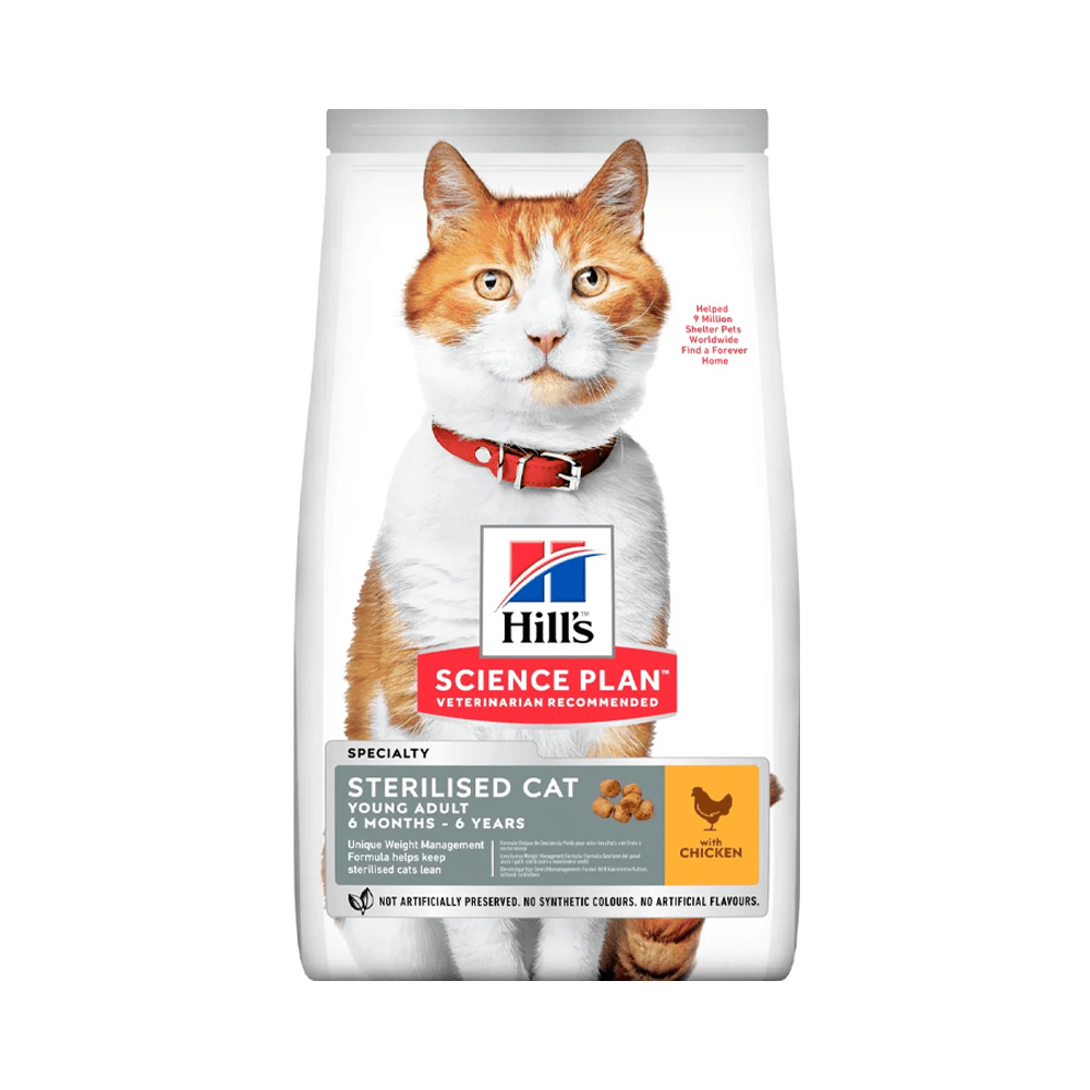 Hill’s Science Plan Chicken Flavour Sterilised Young Cat Dry Food 