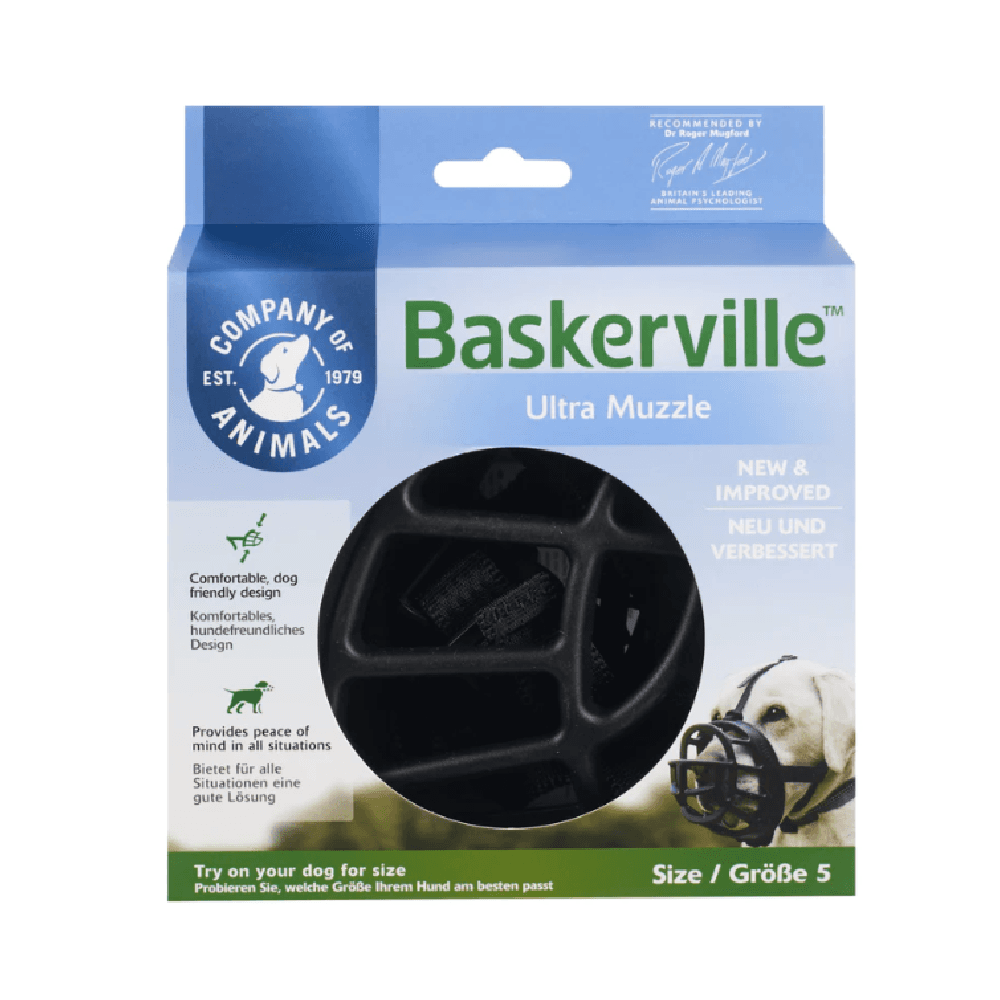 Baskerville Ultra Muzzle for Dogs Size 5