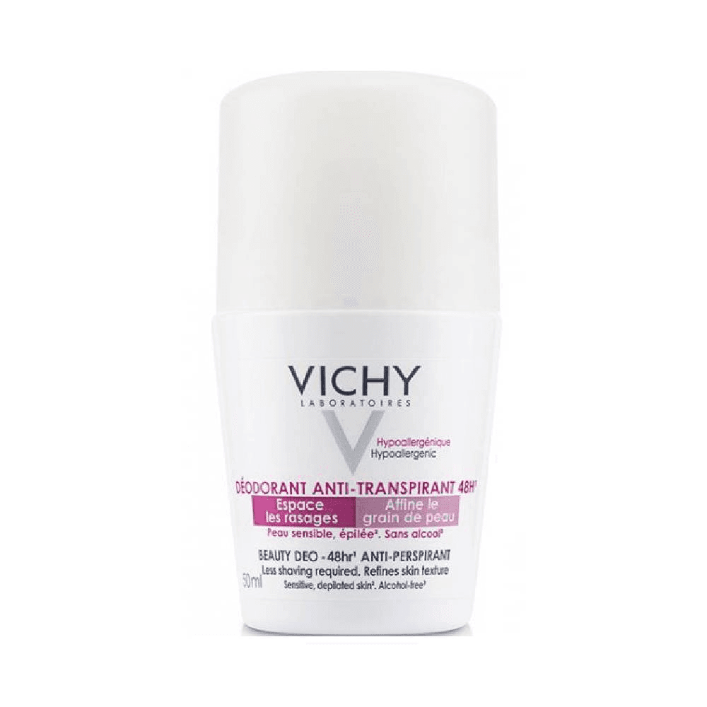 Vichy Beauty Deodorant 48 Hour Anti Perspirant Roll On 50ml