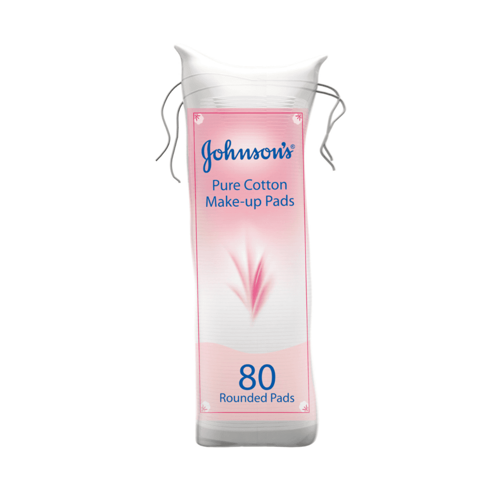 Johnson's Pure Cotton Make Up Pads 80Pcs 