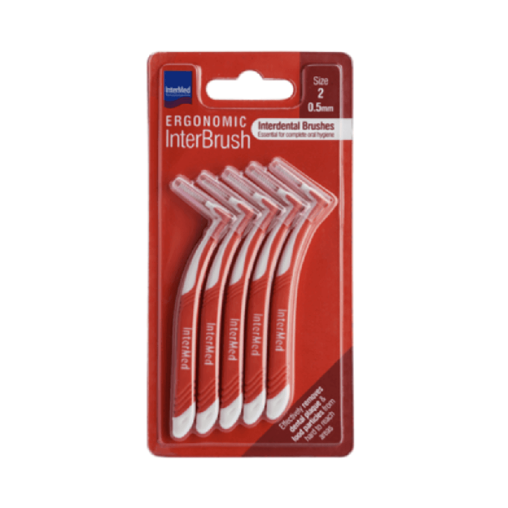 InterMed Ergonomic Interdental Brushes 0.5mm 5Pcs