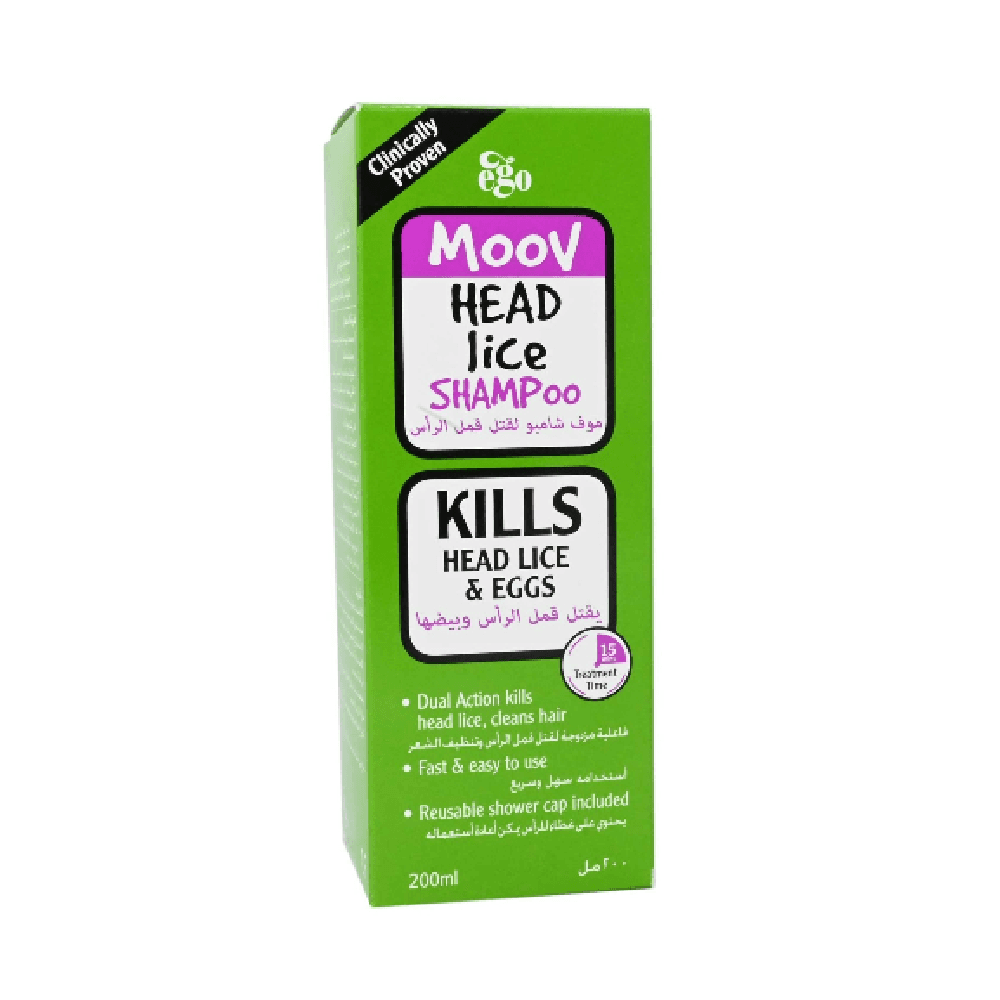 Moov Head Lice Combing Shampoo With Comb 200ml