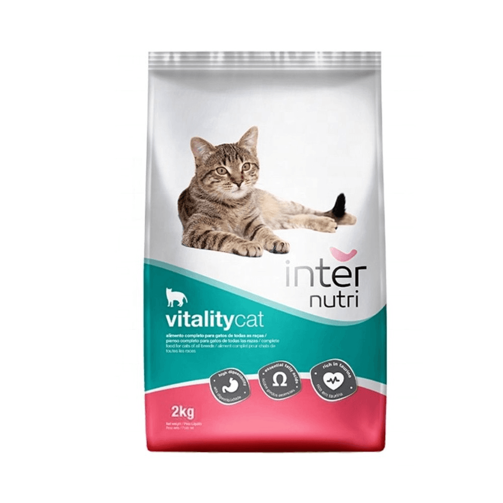 Inter Nutri Vitality Odor Digestibility Cat Dry Food 2kg