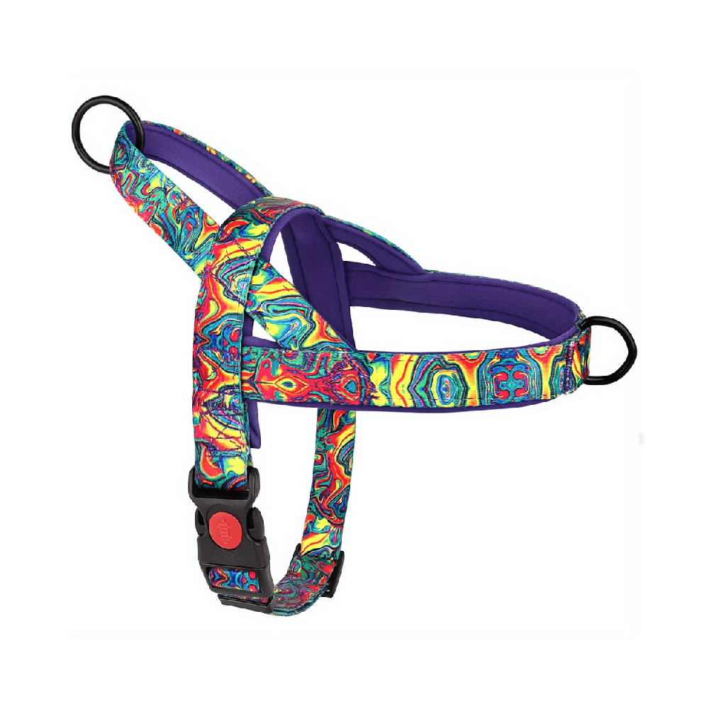 No-Pull Dog Harness Purple - Large