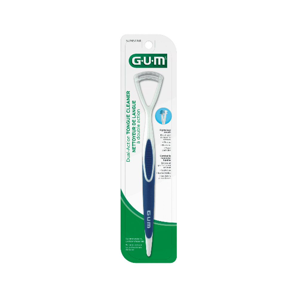 Gum Dual Action Tongue Cleaner