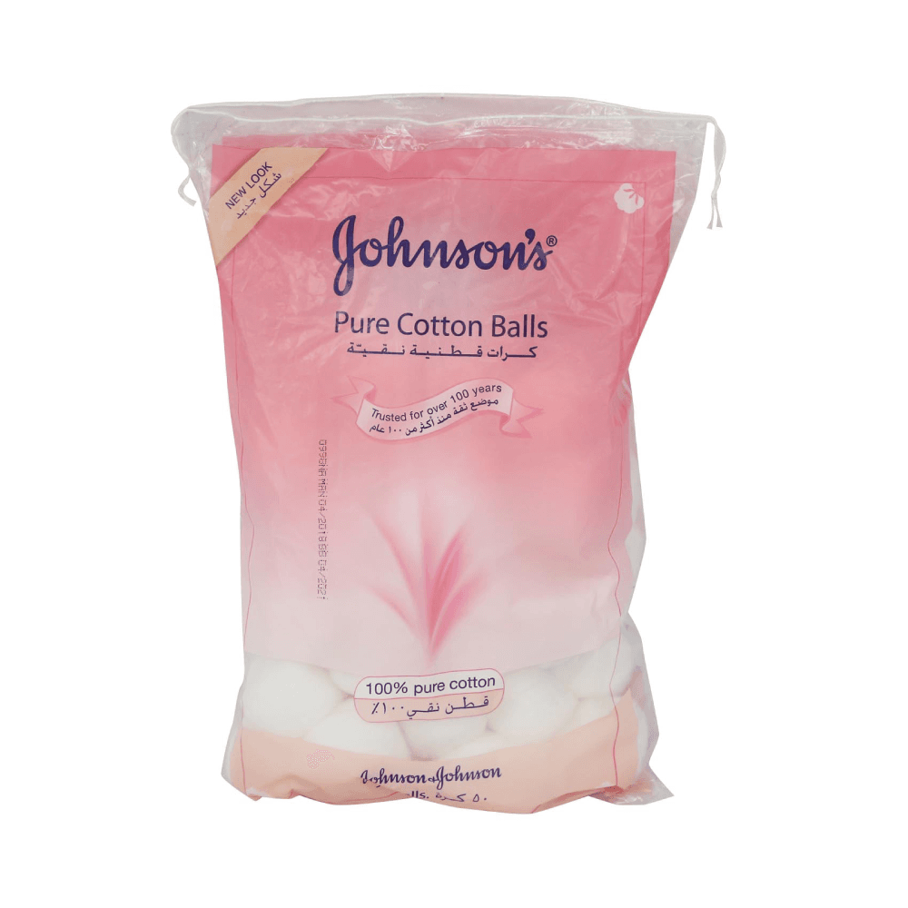 Johnson's Pure Cotton Balls 50Pcs