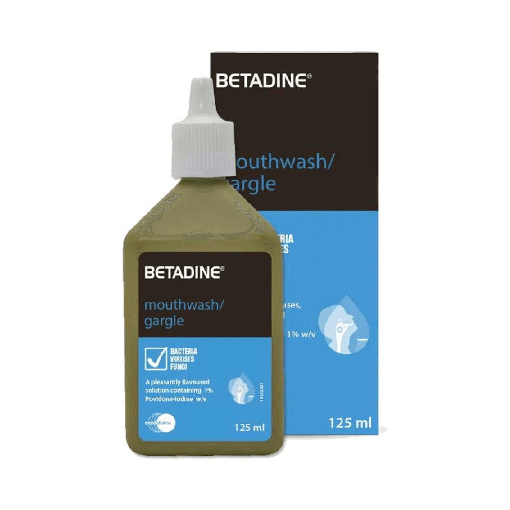Betadine Gargle & Mouth Wash 125ml