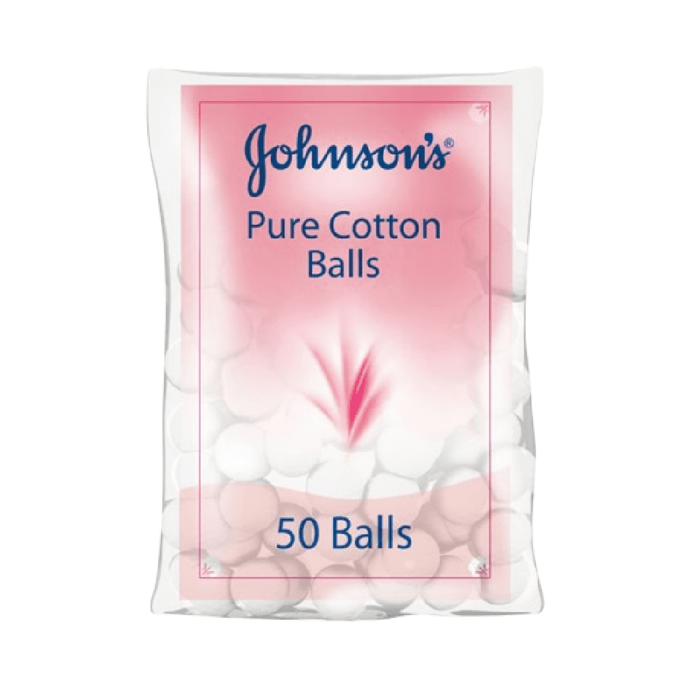Johnson's Pure Cotton Balls 50Pcs 