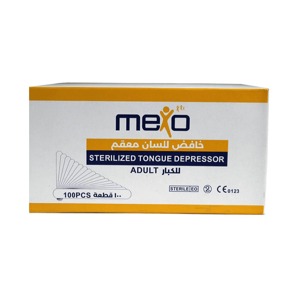 Mexo Sterilized Tongue Depressor for Adult 100's