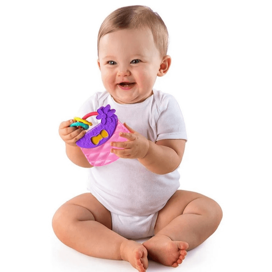 Bright Starts Tote & Teethe Rattle Teether Pack Of 2