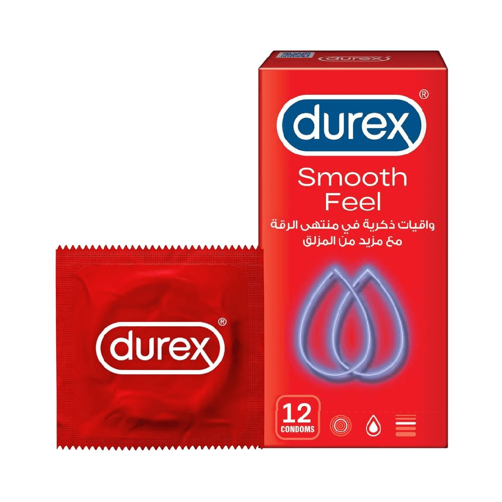 Durex Smooth Feel Condoms 12Pcs