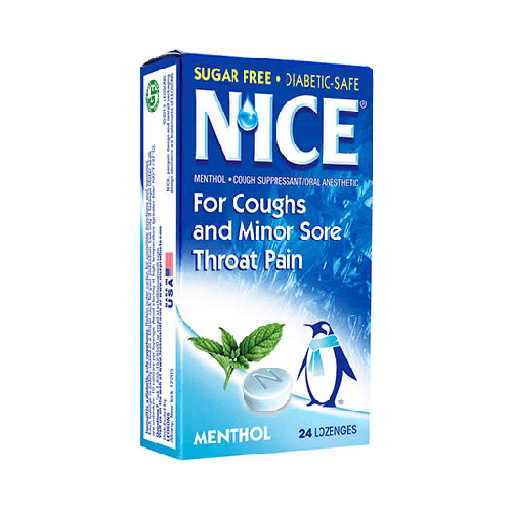 Nice Menthol Lozenges 24's