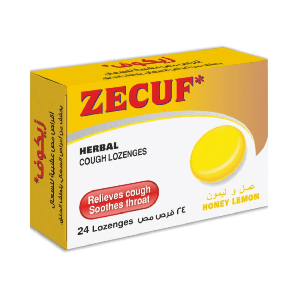 Zecuf Lozenges Honey Lemon 24 Pieces