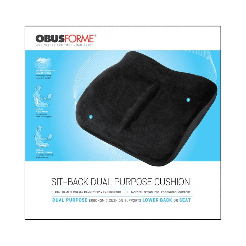 ObusForme Sit-Back Dual Purpose Cushion