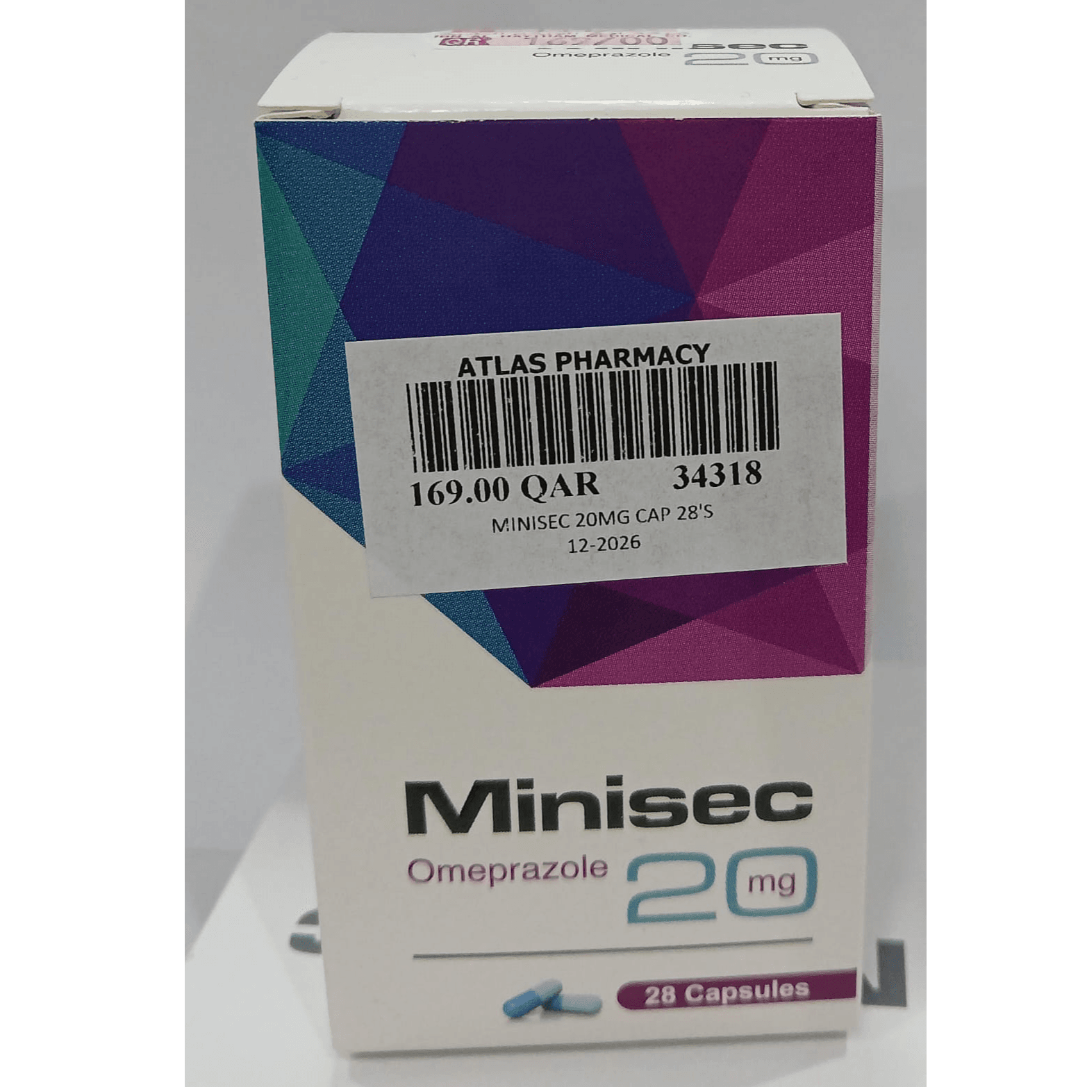 Minisec 20Mg Cap  28'S