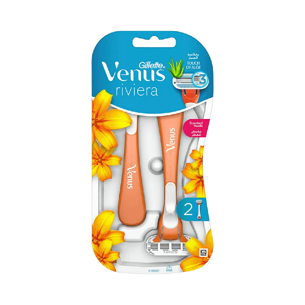 Gillette Venus Riviera Women's Disposable Razor 2Pcs