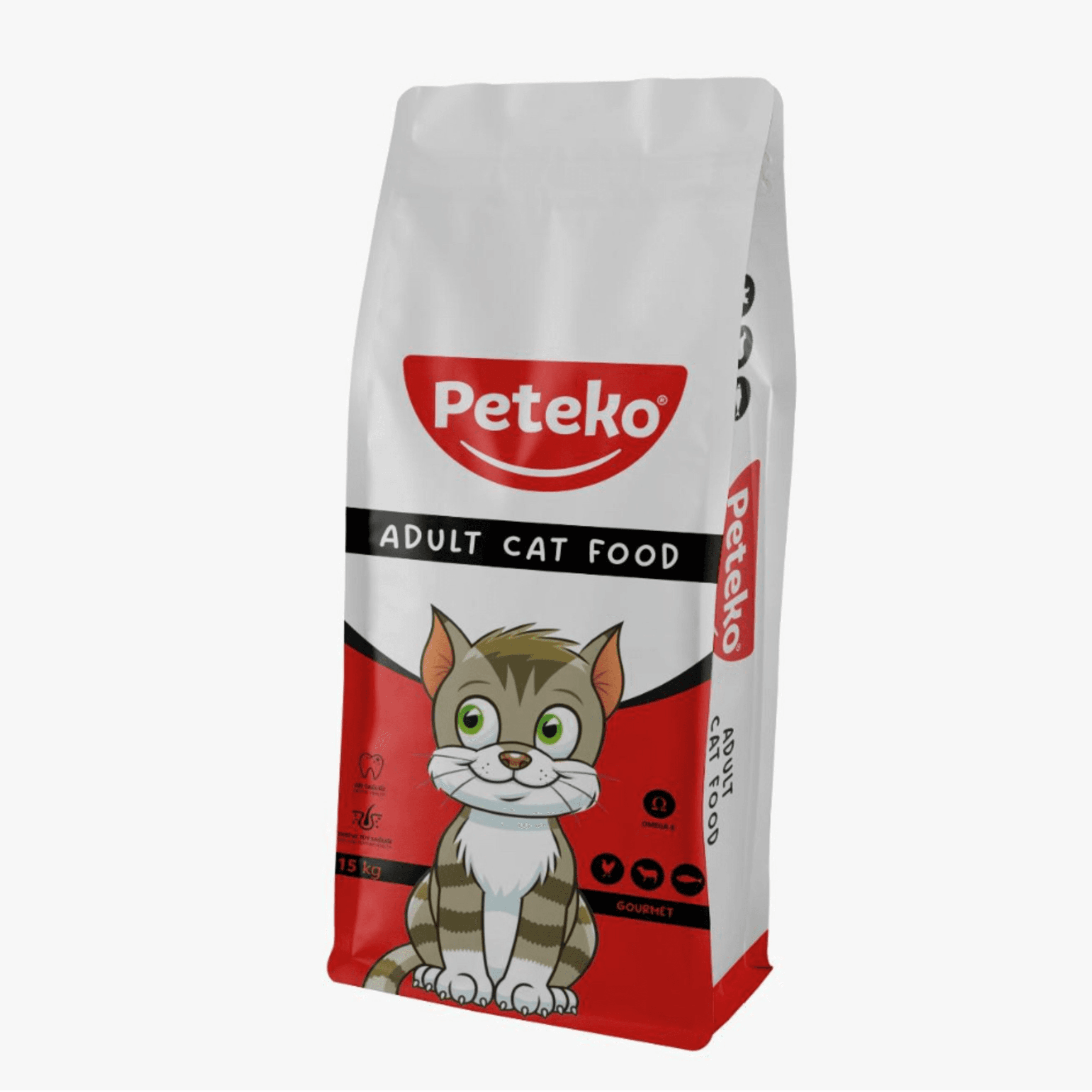 Peteko Adult Cat Food Gourmet 15Kg