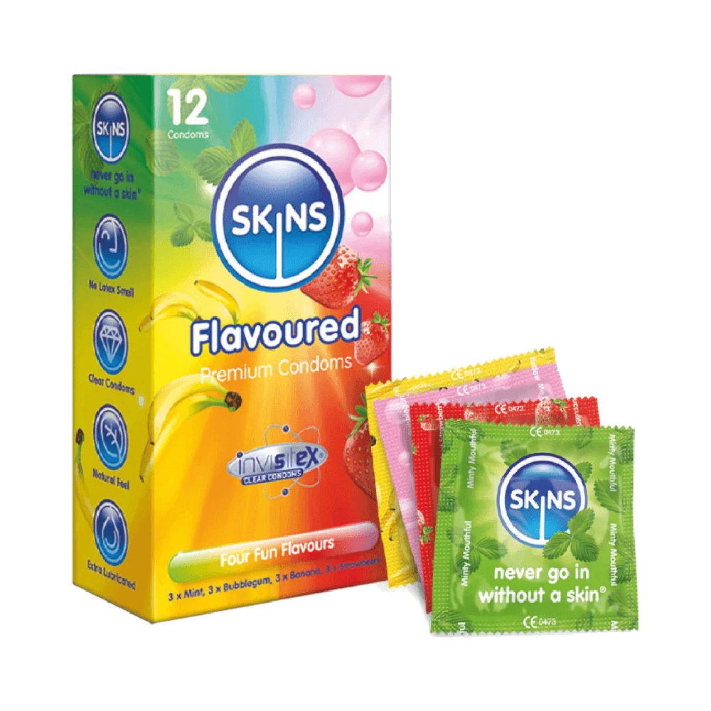 Skins Flavored Condoms 12Pcs 