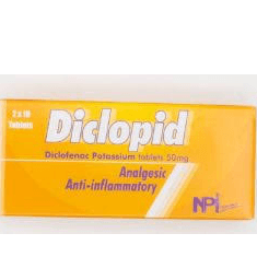 Diclopid 50Mg Tab  20'S
