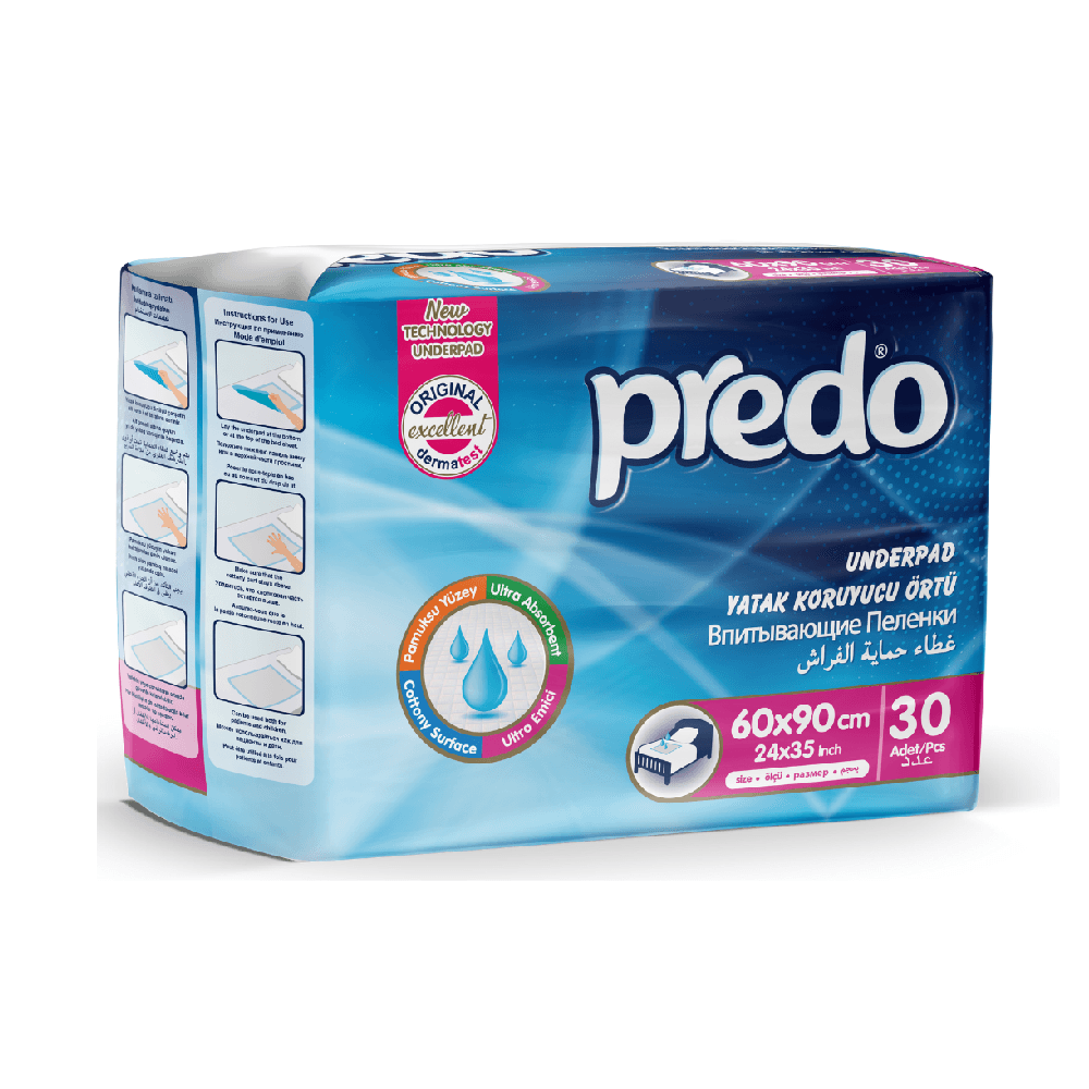 Predo Adult Underpad  60 - 90cm 30Pcs
