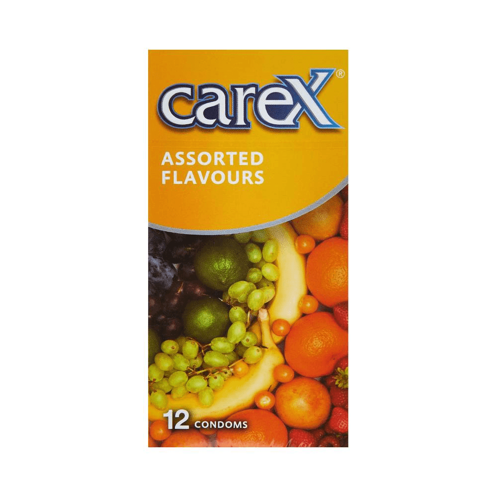 Carex Assorted Flavours Condoms 12Pcs