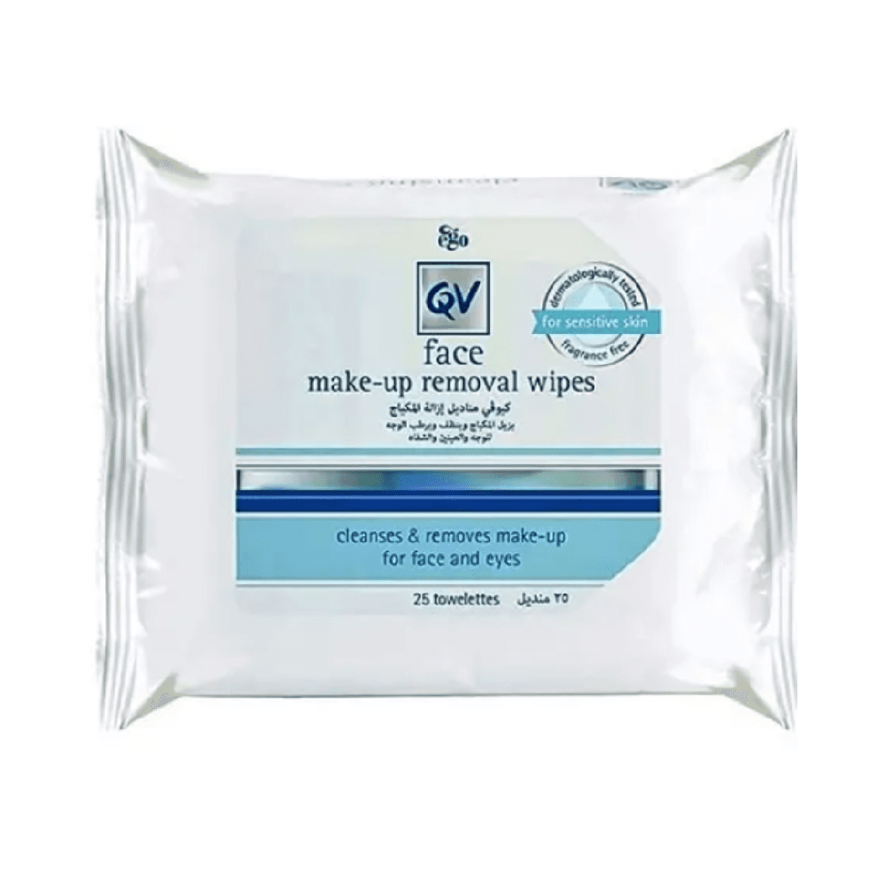 QV Face Make-Up Removal Wipes 25Pcs