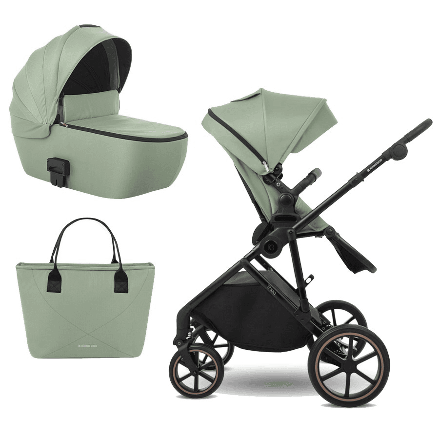 Kikkaboo Stroller 2In1 With Carrycot Thea (Army Green)2024