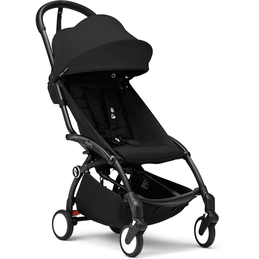 Stokke Yoyo3 6+ Stroller - Black Frame With Color Pack 6+ (Black)