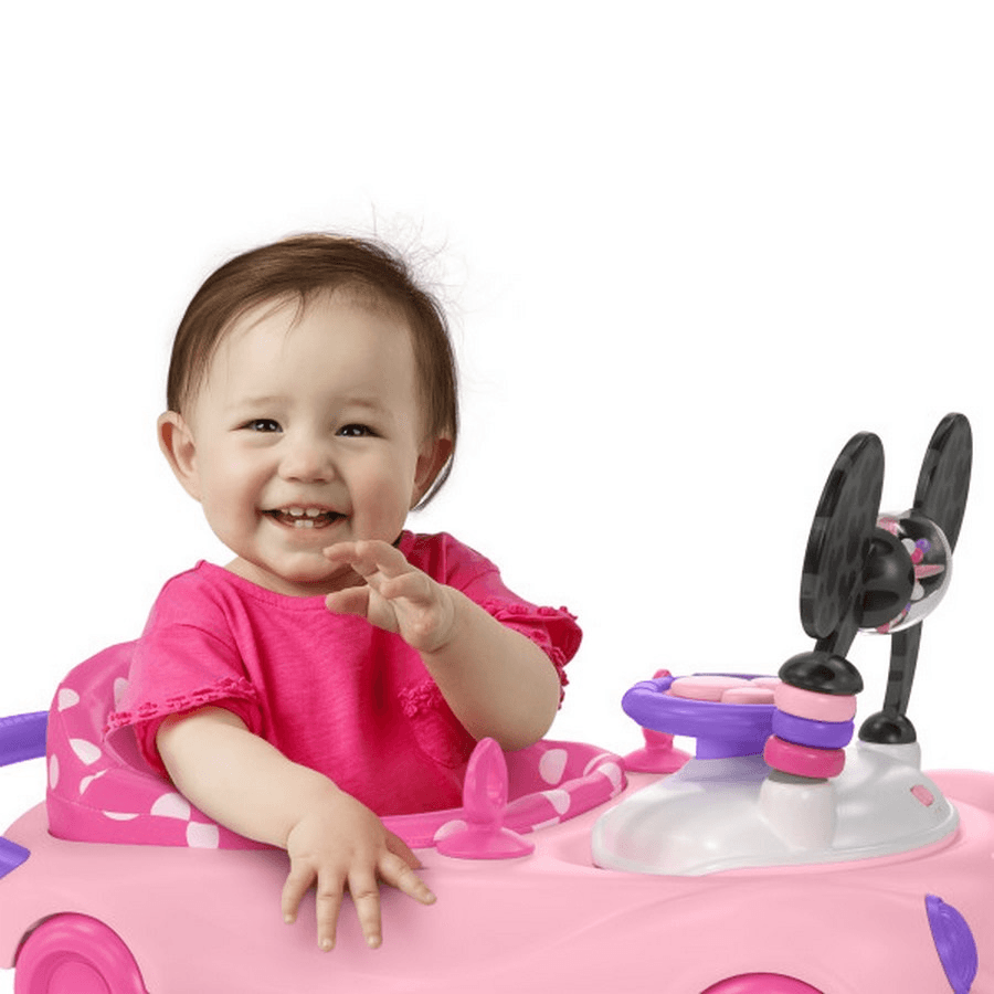 Bright Starts Minnie Mouse Go,Go Bows 3-In-1 Car Walker