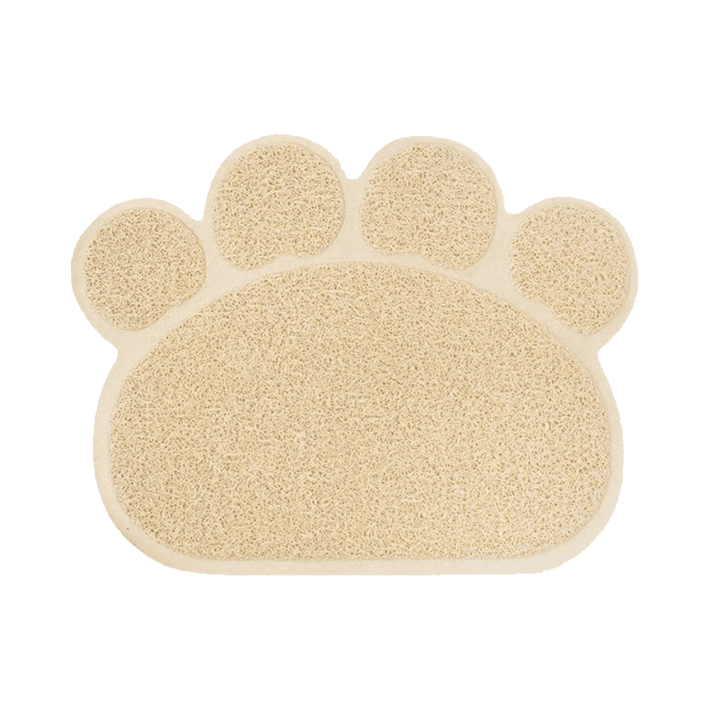 Pet Litter Box Mat Beige