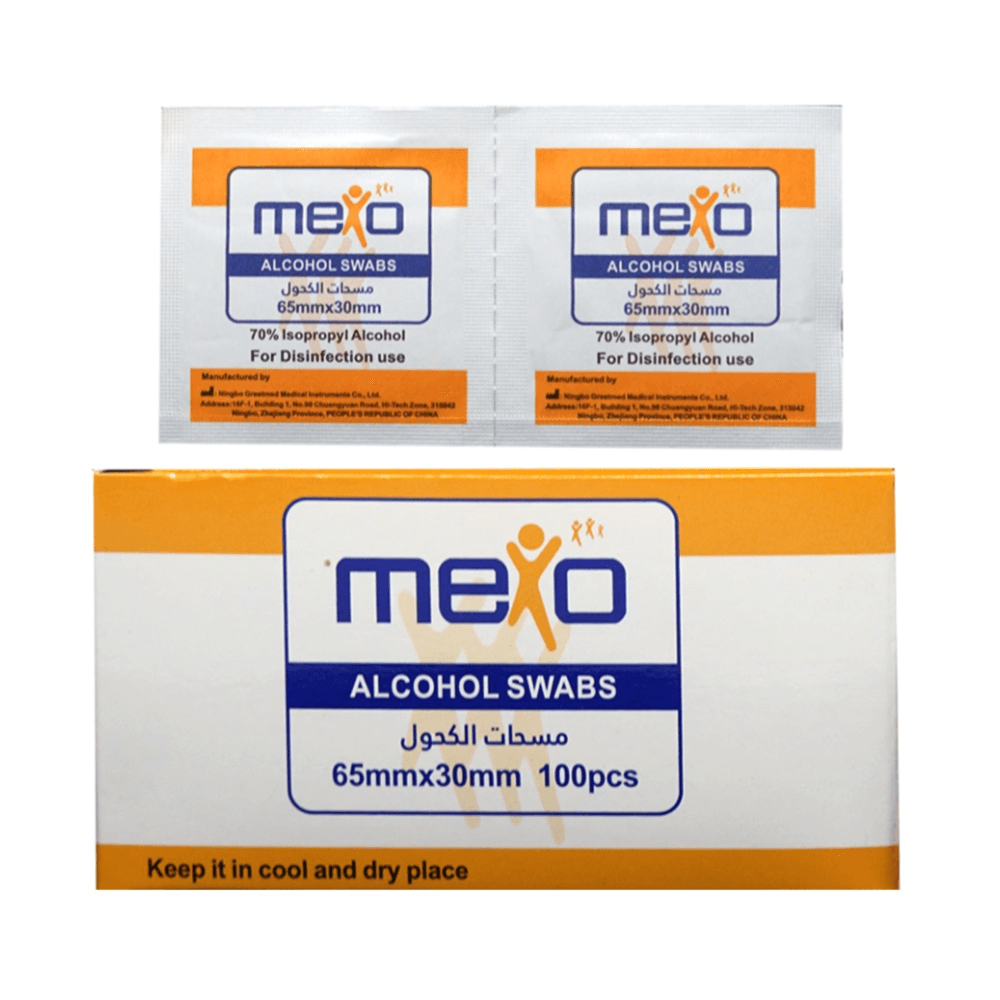 Mexo Alcohol Swab 100Pcs