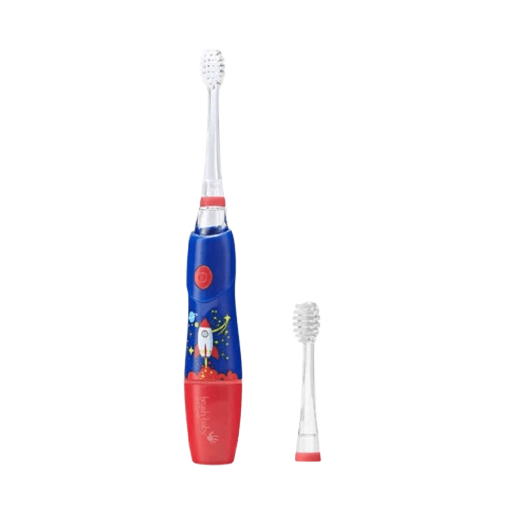 Brush Baby New Kidzsonic Rocket Electric Toothbrush 3+ (Buy 1 Get 1 Free)
