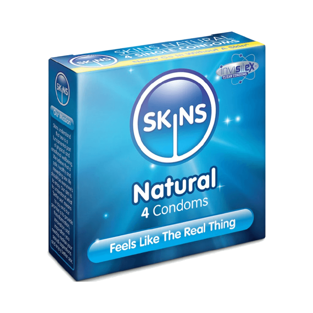 Skins Natural Condoms 4Pcs