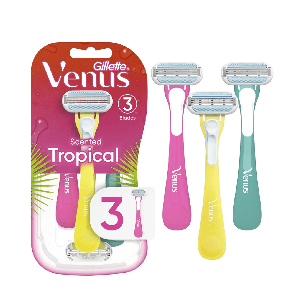 Gillette Venus Tropical Women's Disposable Razor 3Pcs
