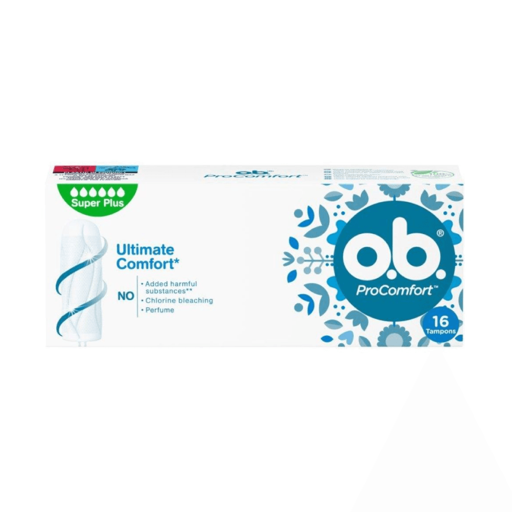 O.b Procomfort Super Plus Tampons 16Pcs